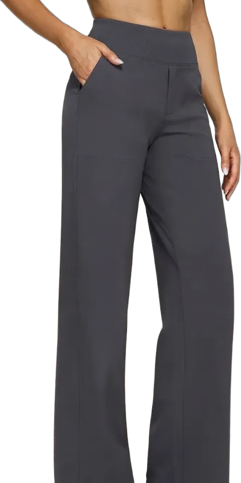 Pantalón recto de tiro alto