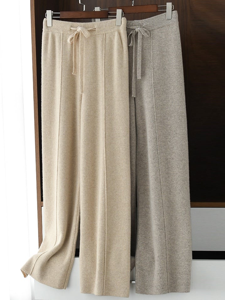 White and gray pairs hanging side by side