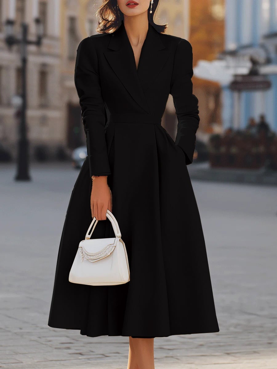 Black, with a white bag