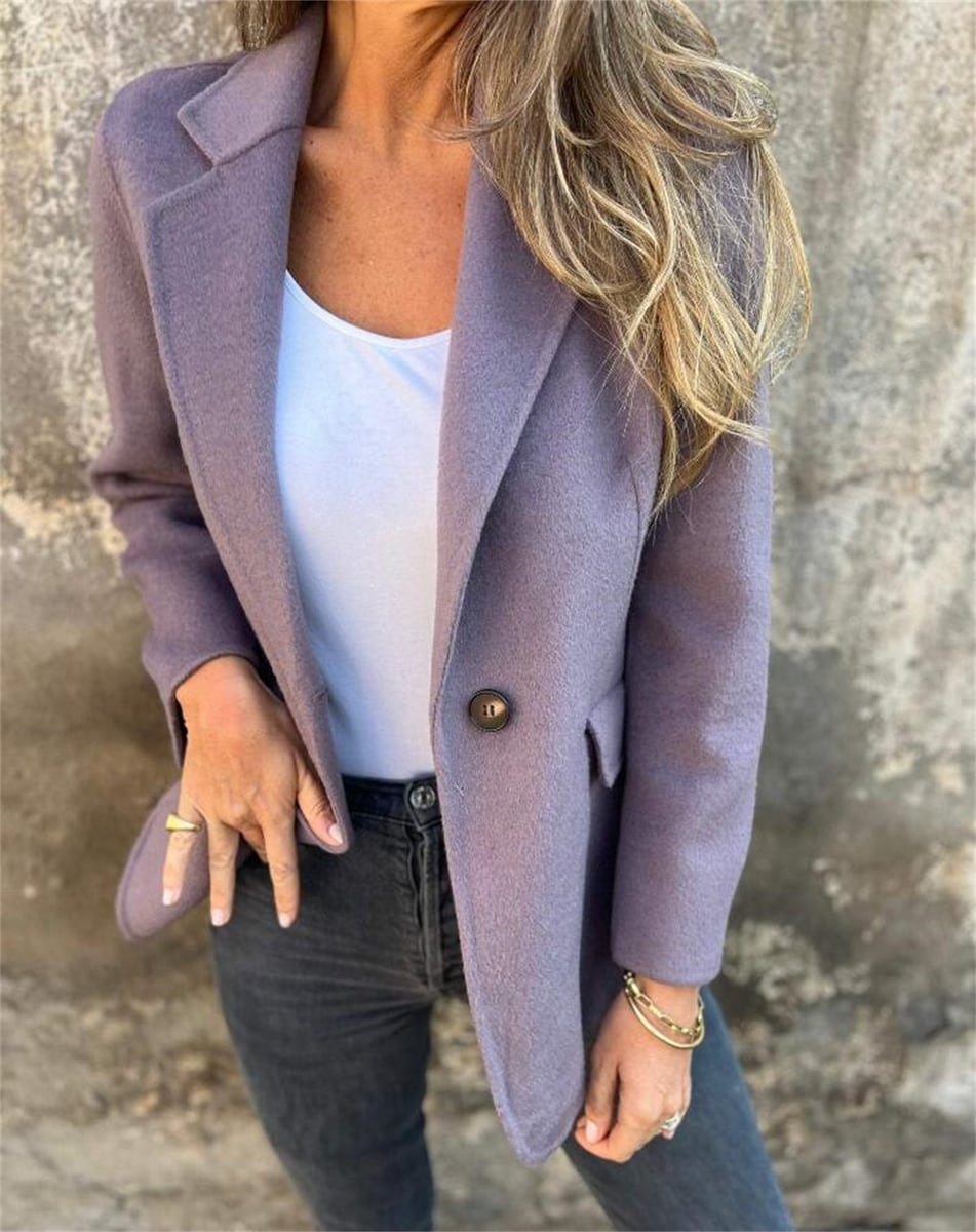 In purple