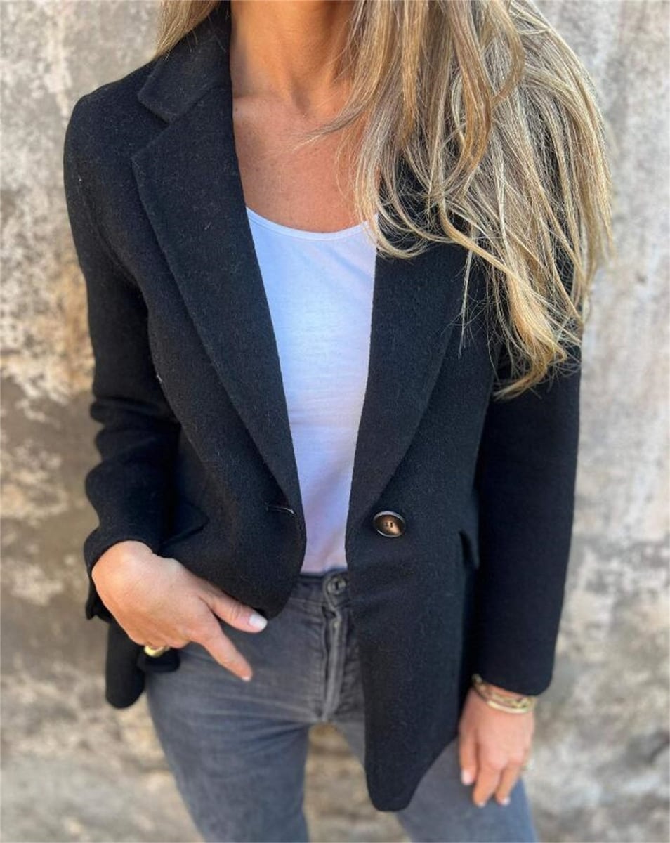 In black