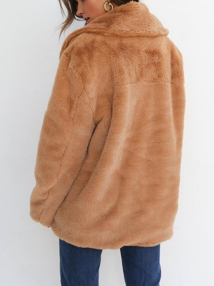 The brown jacket from the back