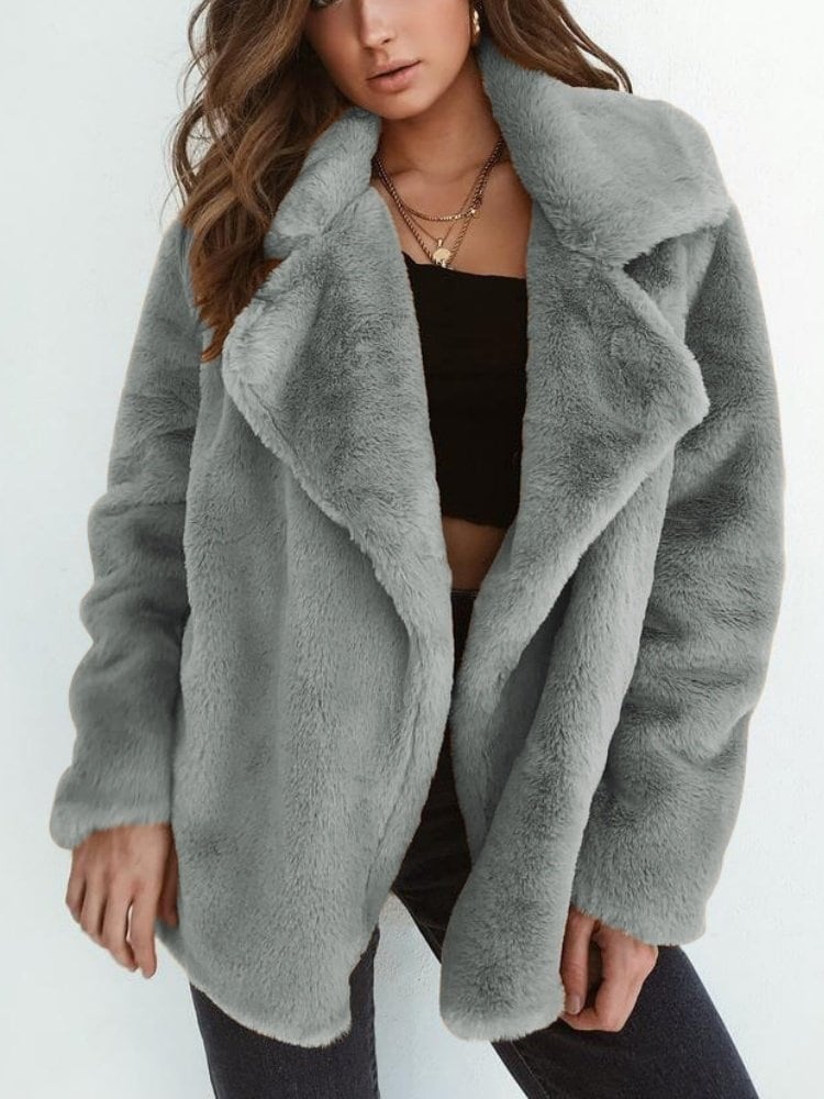 In gray