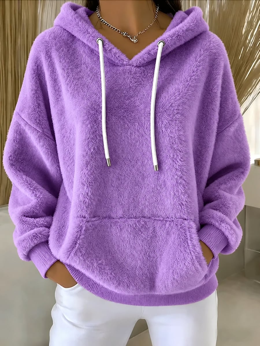 In purple