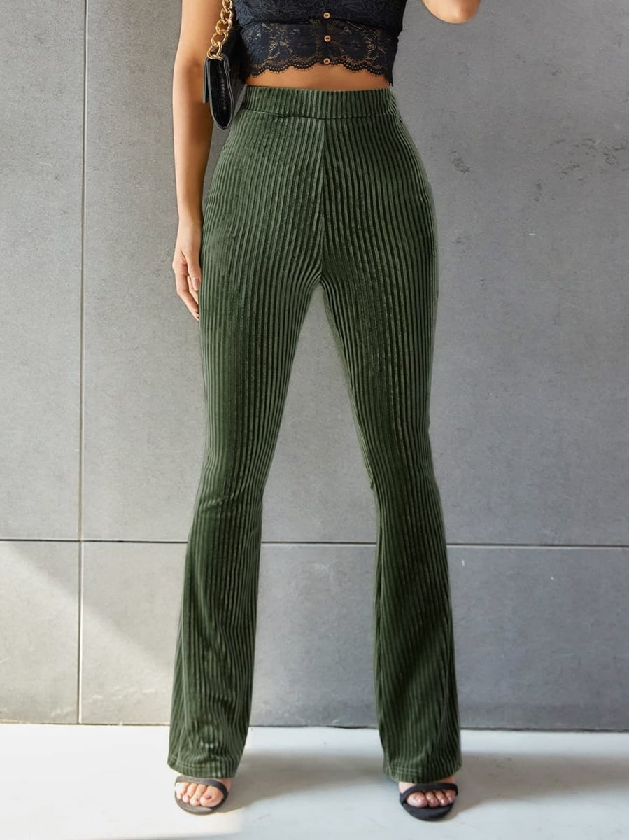 In dark green