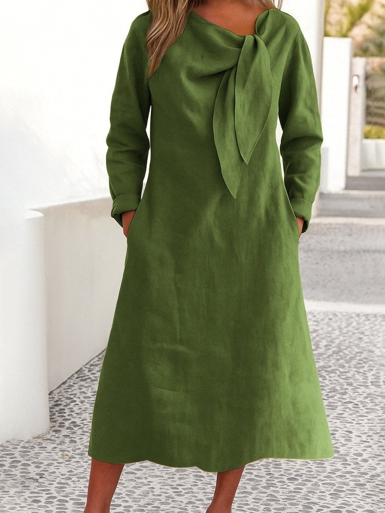 En verde