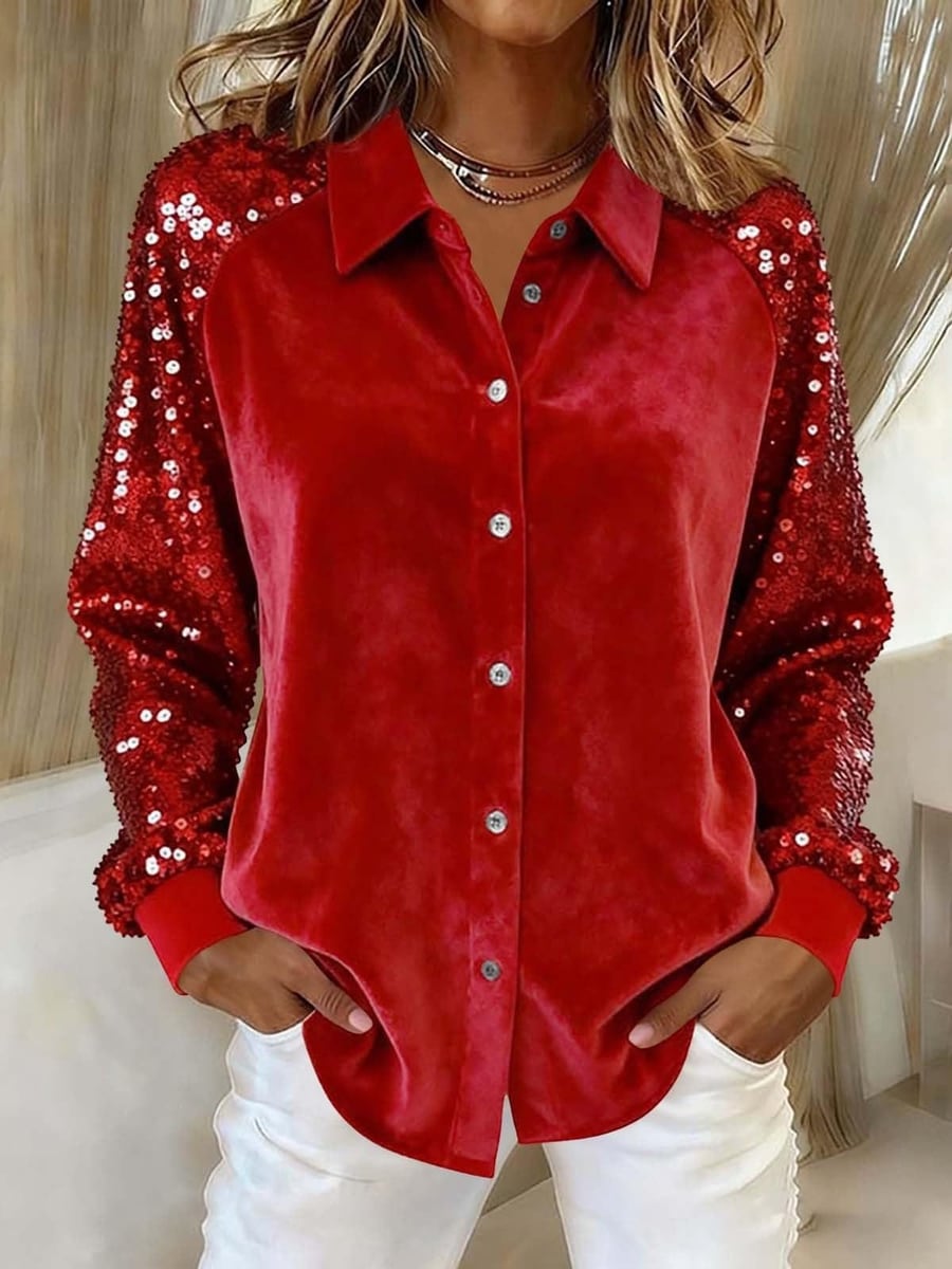 The red shirt, worn