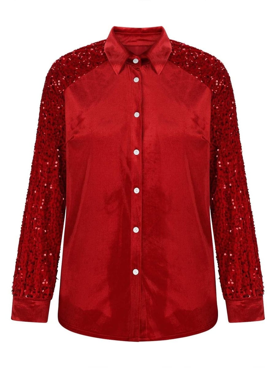 The red shirt laid out