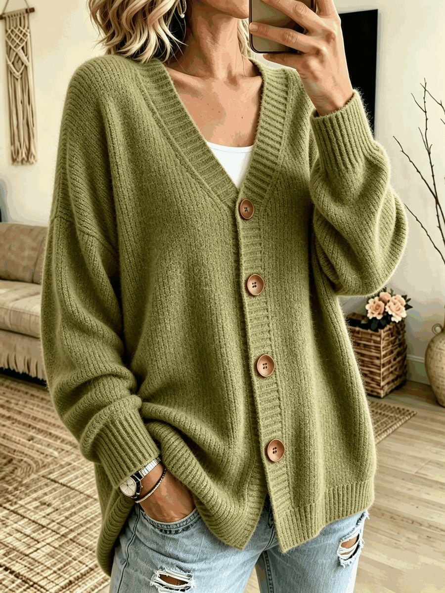 In green