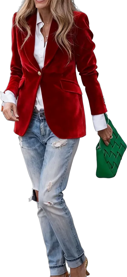 Velvet blazer