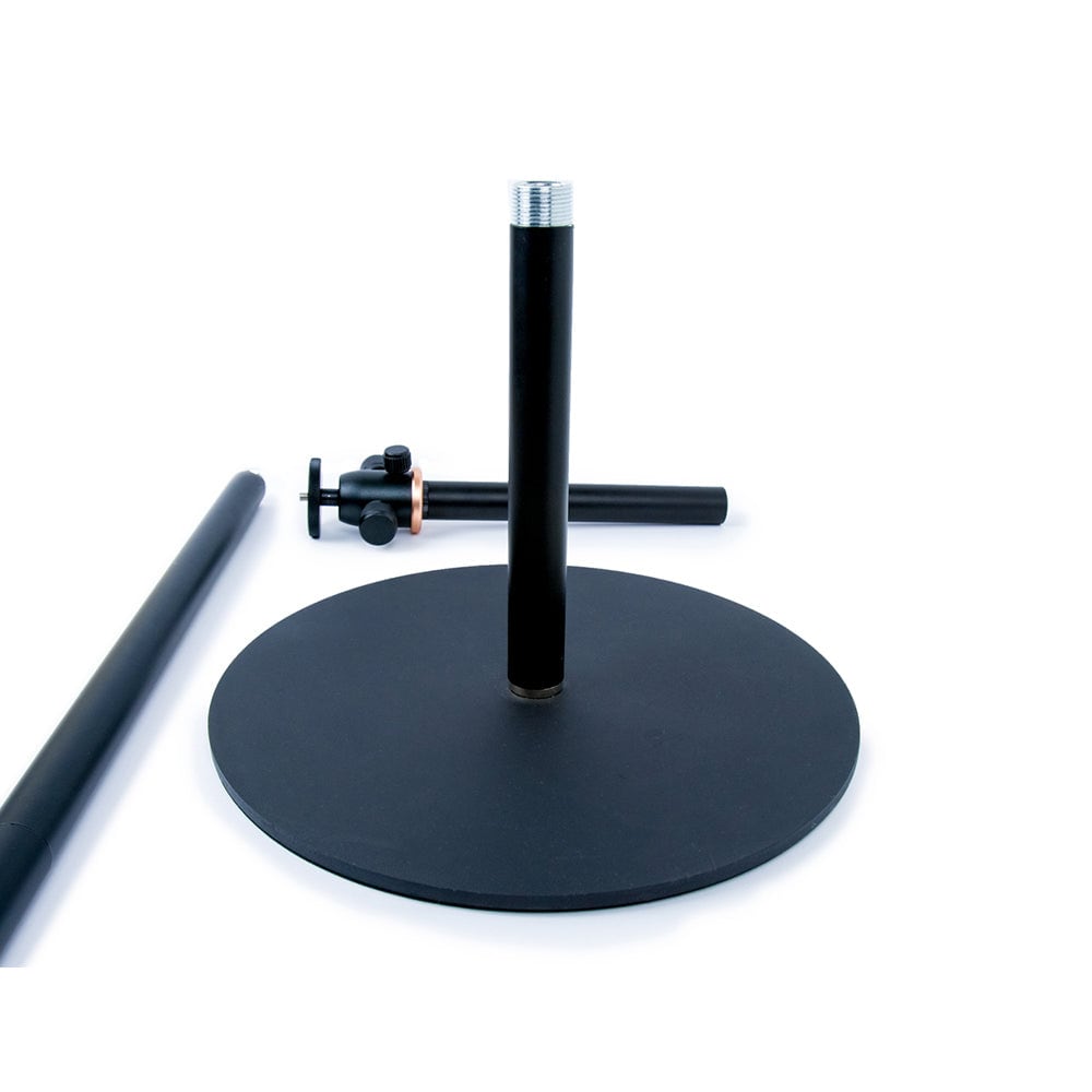 Pole, base and head parts