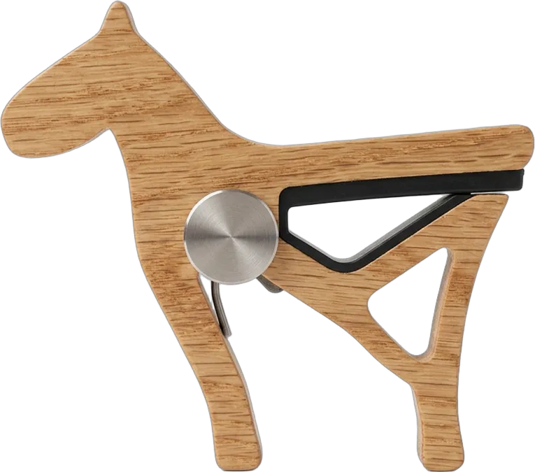 Cejilla de madera LittleMajor con forma de caballo