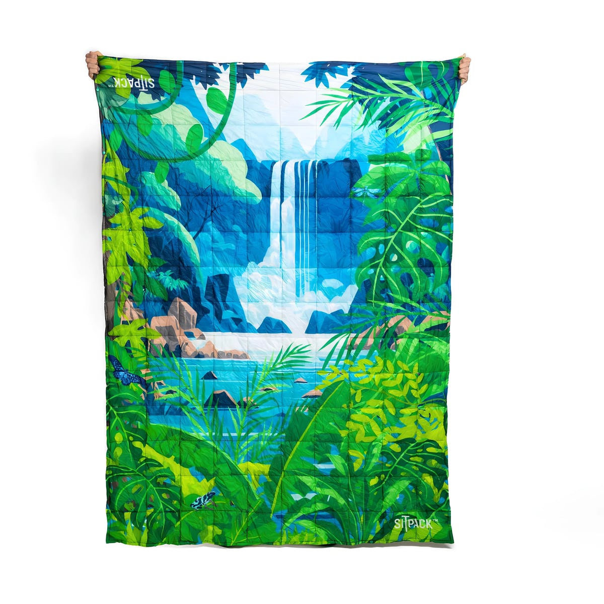 The Tropic Breeze print laid out
