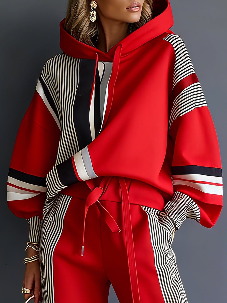 Front, upper body, hood up