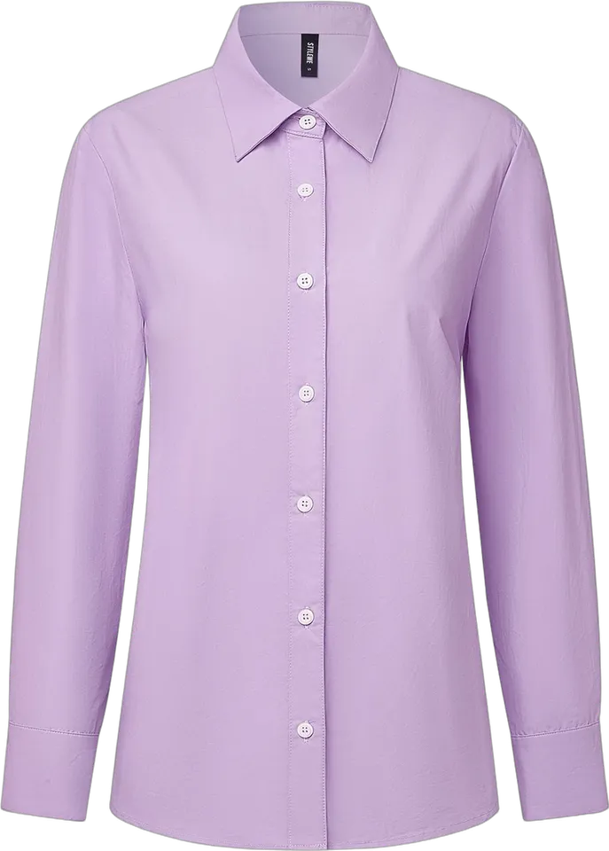Lilac cotton shirt