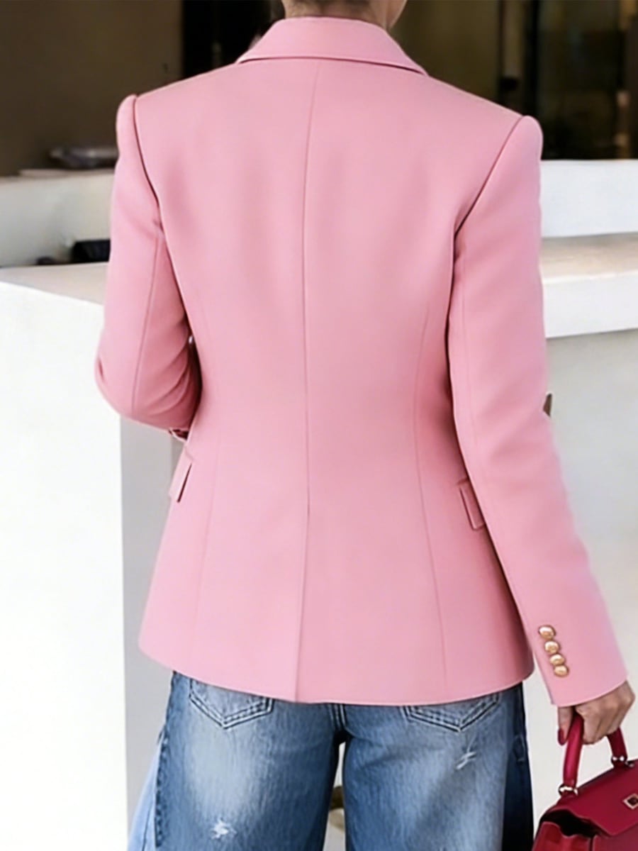 Back view showing the shaped waist
