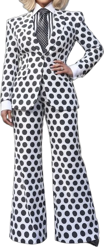 Polka-dot blazer